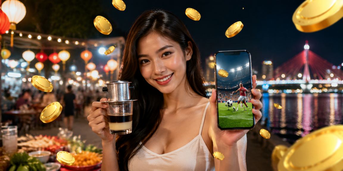 Người dùng Đà Nẵng kiểm tra tải xuống và thể thao trong quán cà phê