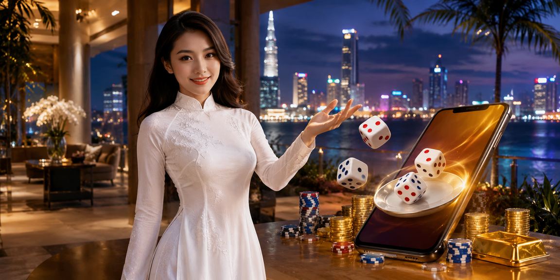 Người dùng tại Sài Gòn chuẩn bị tạo tài khoản giải trí trên điện thoại